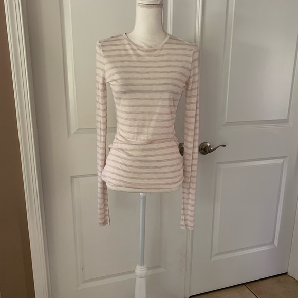 Vince Striped Long Sleeve Crew top - Picture 7 of 13